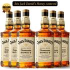 Kit 6 Whiskey Jack Daniel's Tennessee Honey 1.000ml 35% vol