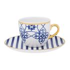 Kit 6 Xícaras Cafezinho Coup Lusitana Oxford Porcelana 75ML