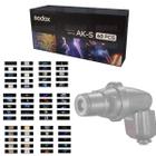 Kit 60 Lâminas De Efeitos Godox Ak-s Para Projetor Godox Ak-r21