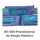 Kit 600 Prendedores de Roupa Plástico Pregador Varal