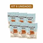 Kit 6X: Biscoito Zaytas Cocada Sem Glúten Zaya 80G