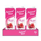 Kit 6x Chá Hibisco com Romã e GojiBerri Natural Tea 1L