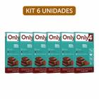 Kit 6X: Chocolate 55% Cacau Sem Lactose Vegano Only4 80G