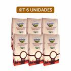 Kit 6X: Farinha De Mandioca Branca Orgânica Biorgânica 500G - Biorganica