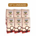 Kit 6X: Farinha De Mandioca Branca Orgânica Biorgânica 500G