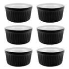 Kit 6x Ramekin Porcelana 220ml Colorido Pote Molho Buffet - Taiwan Colletion