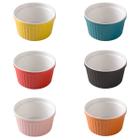 Kit 6x Ramekin Porcelana 40ml Colorido Finger Food P/ Buffet - Taiwan Collection