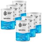 Kit 6x Spirulina 240 Tabletes Ocean Drop