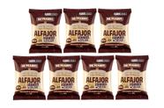 Kit 7 Alfajor Dr Peanut Whey Protein Cracker Pasta Amendoim