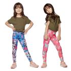 Kit 7 Calças Legging Infantil Peluciada De Frio Flanelada Forrada