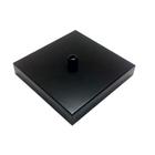 Kit/7 Canopla Lustre Pendente Quadrado Md-1005 12x12x2cm Preto