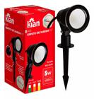 Kit 7 Espetos Luminárias Jardim Led 5w Branca Morna 3000k