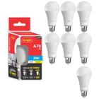 Kit 7 Lampada Led 20W Branca 6500K 1800 Lumens Autovolt E27