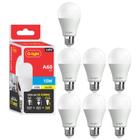 Kit 7 Lâmpada Led Bulbo A60 15W E27 3000K Luz Branca