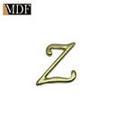 Kit 7 Letras do Alfabeto Apliques 2,22 X 2,56cm Zamac Dourado - ATACADÃO DO ARTESANATO MDF