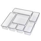 Kit 7 Organizador Multiuso Modular Gavetas Maquiagem Cristal - Acrimet