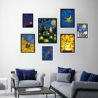 Kit 7 Quadros Decorativos Van Gogh