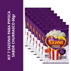 Kit 7 Sazon Para Pipoca Sabor Churrasco 60Gr