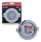 Kit 7 Spot Led Redondo Embutir 5w Branco Neutro 4000k Morno