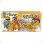 Kit 7Pc Escolar Infantil Pokemon Pikachu Volta As Aulas