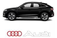 Kit 8 Adesivos Emblemas Audi Genérico Vermelho Branco