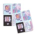 Kit 8 Cadernos Unicórnio Pônei 1 matéria 80 fls Capa Dura Colegial Colorido - SD / Animativa