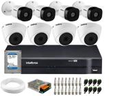 Kit 8 Câmeras de Segurança VHC 1120 Dome E Bullet, HD 720p 1MP + DVR MHDX + HD 1TB