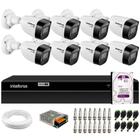 Kit 8 Câmeras Intelbras VHD 1130 B HD 720p com Lente 2.8mm Visão Noturna 30m Resistente à Chuva IP67 + DVR Intelbras MHDX 1308 8 Canais + HD 1TB