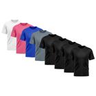 Kit 8 Camisetas Masculina Dry Fit Proteção Solar UV Básica Lisa Treino Academia Passeio Fitness Ciclismo Camisa