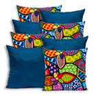 Kit 8 Capas de Almofada 40x40 Lisa e Estampada com Zíper Gorgurinho