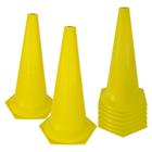 Kit 8 Cones de Marcação de Plástico Muvin - 50cm - Treinamento Funcional, Agilidade e Fortalecimento