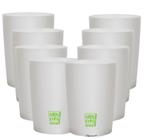 Kit 8 Copos Big Drink Eco Sustentável Green Cups 320ml - Krystalon