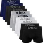 Kit 8 Cuecas Boxer Sem Costura Zorba Adulto Masculino 781