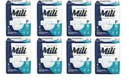 Kit 8 Fralda Adulto Mili Vita Care Premium P 10 Unid - Mili