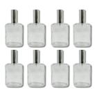 Kit 8 Frascos Vidro Perfume 100ml Válvula Spray Luxo