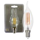 Kit 8 Lampada Led Vela Chama Clear 4w Branco Neutro 4000k E14 - Avant