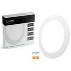 Kit 8 Luminárias Led Embutir Redondo 30 w bivolt 293x293 mm