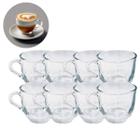 Kit 8 Melhores Xicaras De Cafe/ Cha 150ML Vidro Transparente - PRATICASA