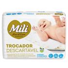 Kit 8 Pacotes x 5 Unidades Descartável Mili Love & Care 85 cm x 64 cm 40 Trocadores - Fralda Absorvente Protetor