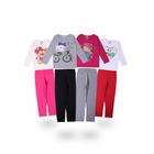 Kit 8 Peças Roupa Infantil Menina = 4 Blusinha Meia Estação e 4 Calça Leg Cotton