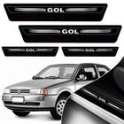 Kit 8 Peças Soleira Adesivo Porta Vw Gol G2 G3 G4 G5 G6 G7 - Emblema Tech