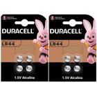 Kit 8 Pilhas Duracell LR44 A76 PX76A V13GA