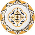Kit 8 Pratos de Sobremesa Floreal São Luís Oxford Cerâmica 20cm