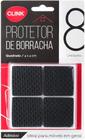 Kit 8 Protetores Borracha Pé Moveis Piso Resistente - Clink