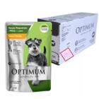 Kit 8 Sachê Optimum Cães Adulto Raças Pequenas Frango 100g