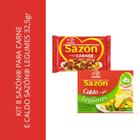 Kit 8 Sazón Para Carne E Caldo Sazón Legumes 32,5Gr