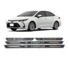 Kit 8 Soleira Super Protetora Platinum Corolla - EMBLEMATECH