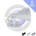 Kit 8 Spot para Lâmpada PAR30 LED De Sobrepor Teto Parede Loja Iluminação Focal E27 em Alumínio