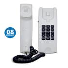 Kit 8 Telefones Gôndola Centrixfone Branco 900201250 Hdl