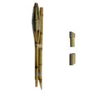 Kit 8 Tocha De Bambu Iluminação Jardim Luau Festa 130cm